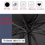 Super Large 51-inch Folding Umbrella | Windproof Business & Travel Sun Rain Umbrella