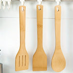 Kitchenware Set Bamboo Spatula Spoon Non-Stick Cooking Spatula Bamboo Spatula Cooking Utensils