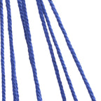 Stylish Blue Cotton Canvas Hanging Rope Chair with Cushions - Perfect for Indoor & Outdoor Relaxation
