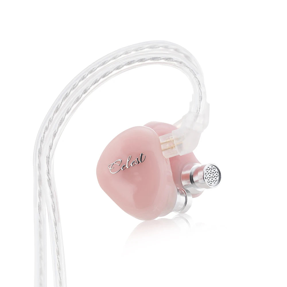 Celest Rue In Ear Earphones 6mm Micro Dynamic Driver Headphone For Gifts Earbuds Hifi Audio Music Headset Cable IEMs