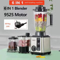 220V- 3L 6 in 1 Blender Stainless Steel Large Capacity Cut Vegetables and Shreds Icebreaker Salad Grinder Meat Grinder Juicer