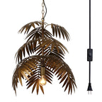 Modern Boho coconut tree leaf chandelier E27 Loft creative hanging lamp for living room bedroom restaurant apartment lobby hotel