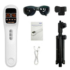 650nm+808nm Handheld Face Body Red Light Infrared Beauty Device Skin Rejuvenation Muscle Joint Body Fatigue Relief Health Care