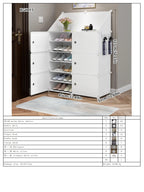 Shoe Rack Simple Home Entrance Indoor Good-Looking Storage Dustproof Dormitory Bedroom Rental House Plastic Shoe Cabinet