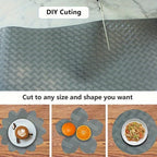 1pcs Cabinet DIY Drawer Liner Non Slip Drawer Liner Plastic Liner For Table Kitchen Cabinets Washable Refrigerator Liner
