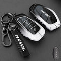 Leather Car Key Case Cover for Great Wall Haval H6 2024 H9 2024 H2 M6 Cool Dog Plus Owl Dragon MAX F7 F7X F7H H8 H3 Accessories