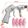 Sandblaster Air Siphon Feed Blast Sand Blasting Gun with Metal Ceramic Nozzle Tips for Blasting High-pressure Sand Blasting Tool