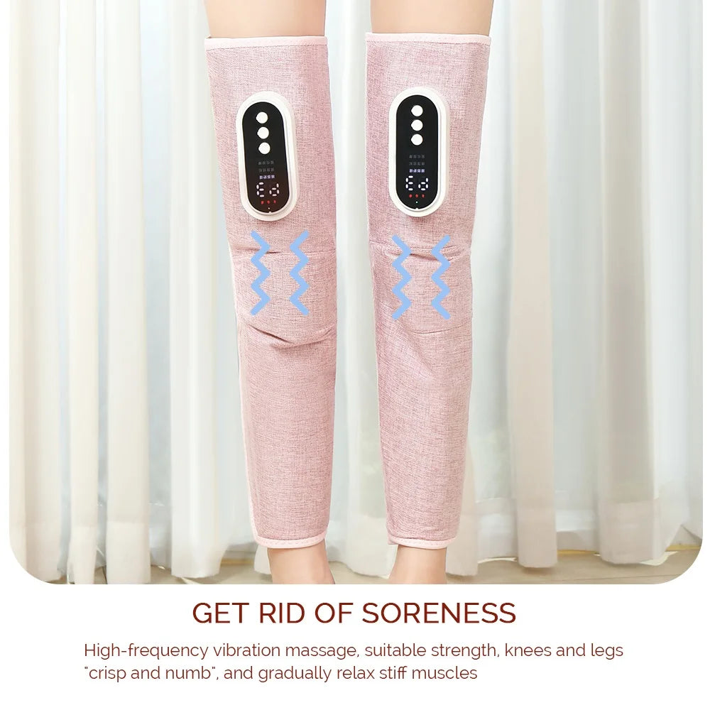 Foreverlily Wireless Electric Leg Massager - Knee, Thigh & Calf Vibration & Air Pressure | AlluCanFind