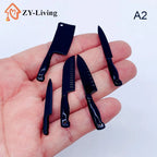 1 Set Doll House Mini Kitchen Knife Cooking Utensils Model for Dollhouse Kitchen Furniture Decoration Accessories Toy