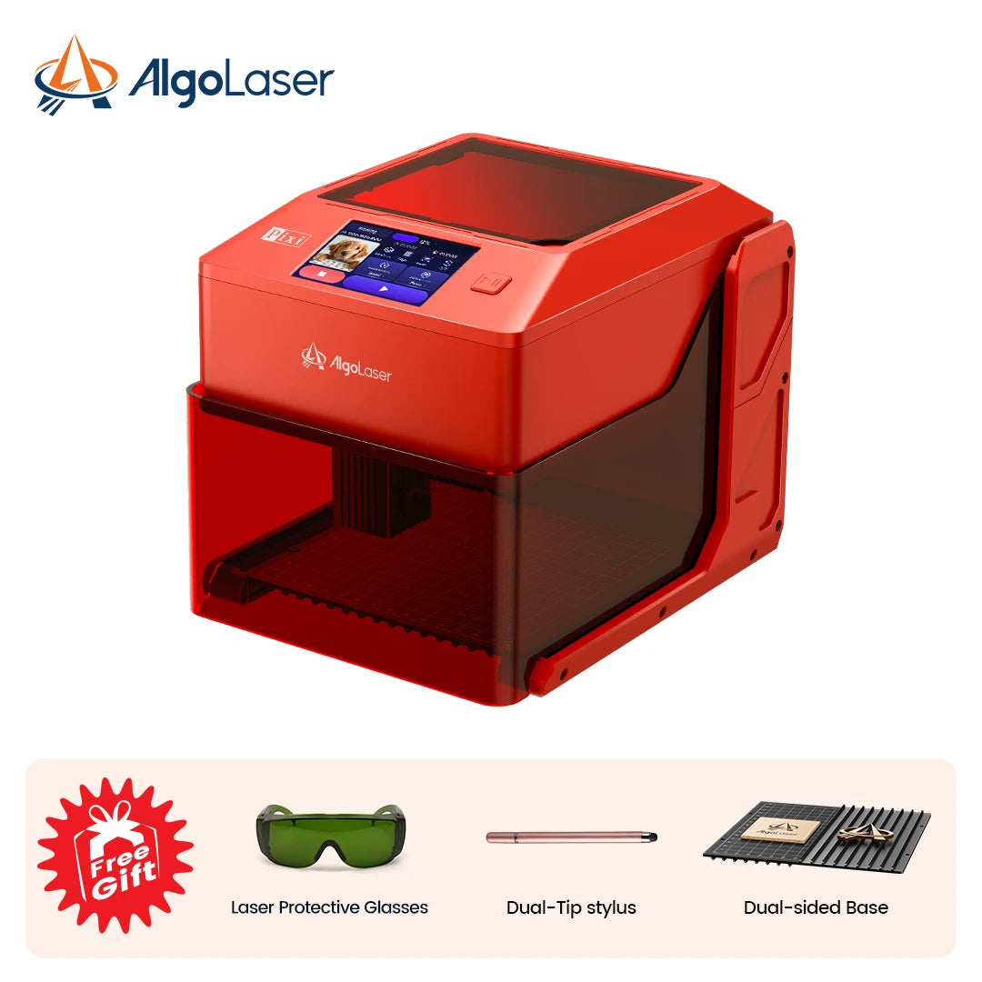 Algolaser Pixi Smart Simple Safe Class 1 Laser Engraver CutterCNC Router Desktop Protable Woodworker Engraving Machine DIY Tools