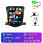 4G+64G Stereo Android 15 For Chevrolet Cruze J300 2008-2014 for Tesla Style Car 4G GPS Navi Player Radio Carplay 2 Din Autoraido