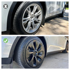 4PCS HubCap  For Tesla Model Y 19 Inch Performance Wheel Caps Automobile Replacemen Hub cap Full Rim Cover Accessories 2018-2024