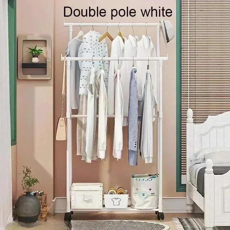 Cross-border shoe and hat integrated storage rack, clothes drying multi-functional coat rack