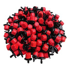 1000-100pcs Adjustable Irrigation Drippers Sprinklers 8 Holes Garden Potted Plant Water Dropper Head Watering Irrigation System