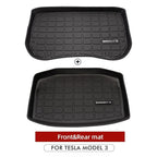Front Rear Mat For Tesla Model Y 2023 TPE Cargo Pad Model 32017-2023 3D Waterproof Tray Storage Pads Mats Car Accessories