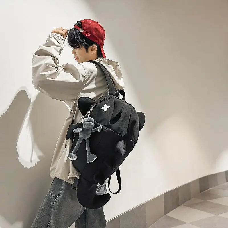 Shark Backpack for Men and Women, Trendy Brand, Niche Design, Personalized, Ugly, Cute, Creative Backpack