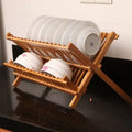 Nanzhu Kitchen Solid Wood Chopsticks Drying Rack Shelf Dish Drainer Solid Wood Chopsticks Rack Kitchen Storage Organizer