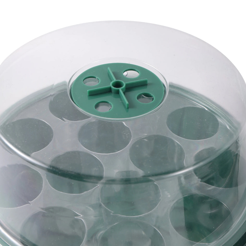 5 Sets Plastic Nursery Pot 13 Holes Seed Grow Planter Box Greenhouse Seeding Garden Seed Pot Tray plant Seedling Tray With Lids