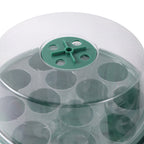 5 Sets Plastic Nursery Pot 13 Holes Seed Grow Planter Box Greenhouse Seeding Garden Seed Pot Tray plant Seedling Tray With Lids