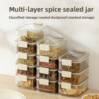 Kitchen Transparent Sealed Stacking Kitchen Storage Boxs Large Capacity Food Storage Box Kitchens Organizers Kitchen Accessories