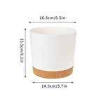 Self Watering Plant Pots Automatic Plastic Flowerpot Bottom Watering Planters with Saucer for Indoor Outdoor Plants Garden Decor