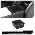 Smabee for Tesla Model Y Launch 2025 Juniper/Model 3 Highland Car Center Console Armrest Storage Box Tray Accessories Tidying