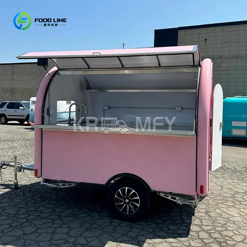 China Mobile Kitchen Food Trailer With Kitchen Food Truck Trailer Fully Equipped Food Truck Trailers with Full Kitchen Equipment