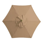 6 Bones Umbrella Replacement Canopy Without Stand 2m Parasol Umbrella Cover Waterproof UV Protection for Outdoor Beach Garden