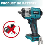 500N.m Brushless Impact Wrench 1/2 Inch Cordless Rechargeable Electric Wrench Home Power Tool For Makita 18V Battery(No Battery）