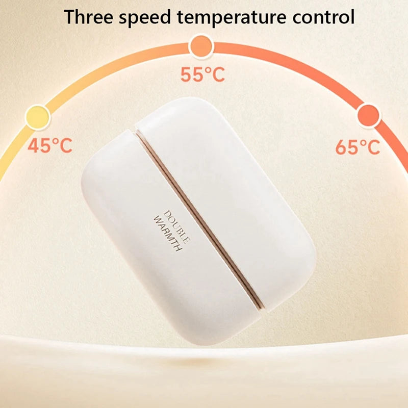 2 In 1 Magnetic Hand Warmer Mini Hand Warmer Heater Setting Split Pocket Heater Portable Hand Heater For Indoor Outdoor
