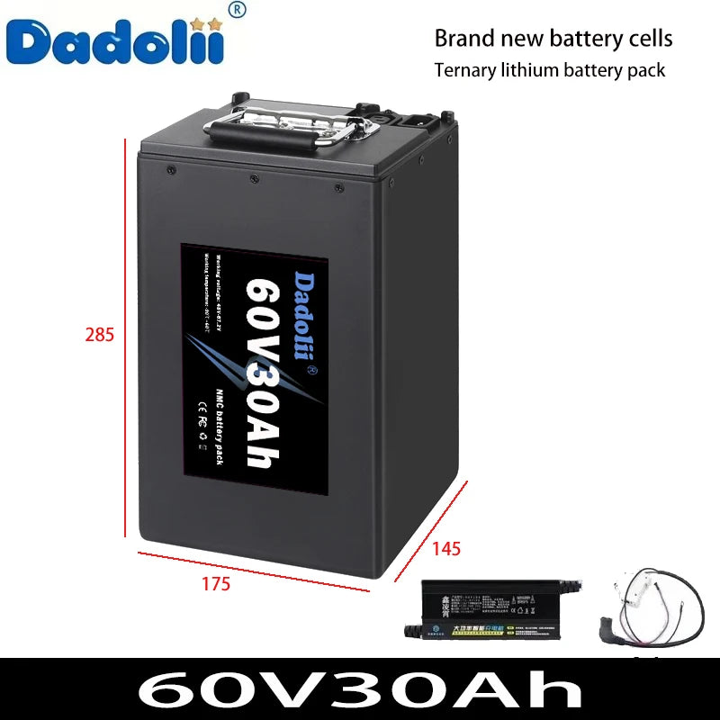 Factory orders 48V60V72V30Ah40Ah lithium battery for two wheeled and three wheeled electric vehicles