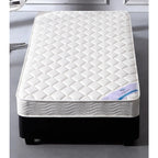 6 Inch Twin Mattress - Medium Firm Innerspring Support with Tight Top Memory Foam & Polyester Cover – Lightweigh -White