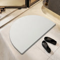 Stone Bath Mat Natural Diatomaceous Earth Shower Mat Super Absorbent Quick Drying Bathroom Floor Mat Grey Rug Easy To Clean 2024