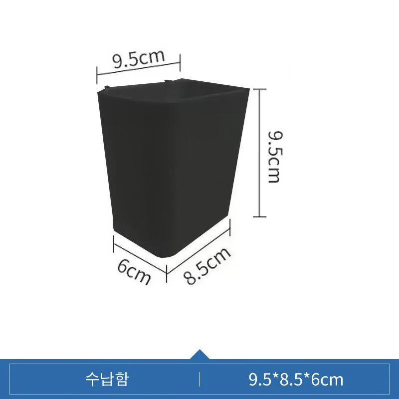 Bookshelf Bookcase With Grid Desktop Multi-layer Wrought Iron Shelf Student Computer Desk Table Hole Board Table Wooden Shelves