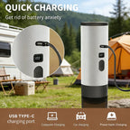 Portable 3-in-1 Wireless Electric Espresso Coffee Machine for Car Home Camping - Capsule Powder Travel Coffee Maker
