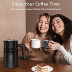220v 400W Electric Steamer Pot Instant Milk Frother Automatic Hot Cold Foam Maker Plastic Warmer Coffee Latte Cappuccinos