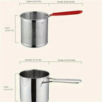 Small Stainless Steel Oil Pot Fryer