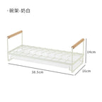 Kitchen Dish Storage Rack Household Countertop Draining Bowl Plate Rack Bowl Chopstick Cabinet Rack Metal Portable Take and Put