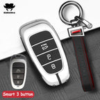 3 4 Buttons New Car Smart Key Case Cover For Hyundai N Performance Tucson Solaris Sonata Hybrid NEXO NX4 Santafe dn8 Accessories