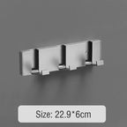 Foldable Coat Rack Wall Hanger Shelves Steel Shelf Behind Door Hooks Clothes Organizer Towel Rack Key Storage Bathroom Furniture