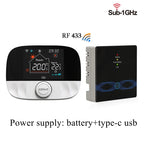 RF433 Wireless Thermostat WiFi for Floor Heating Water Gas Boiler Home Room Tuya Smart Programmable Temperature Controller