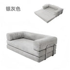 Italian Retro Corduroy Sofa Bed