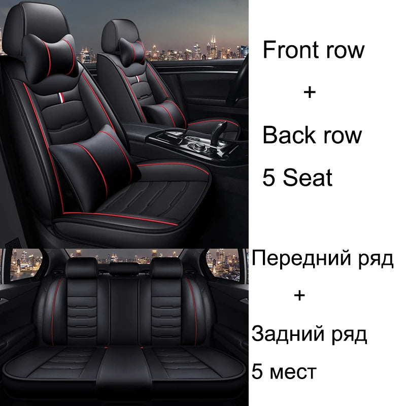 5 Seat Car Seat Covers for Hyundai SOLARIS CRETA Ix35 TUCSON GETZ I30 I40 ELANTRA SONATA Santa Fe Car Accessories Auto Goods