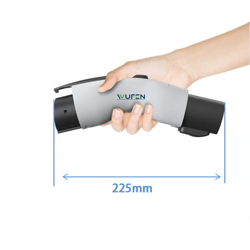 WUFEN Tesla to SAE J1772 Type 1 EV Adapter 250V 32A Max. Female to Male Charging Adaptor Converter For J1772 Model EVS