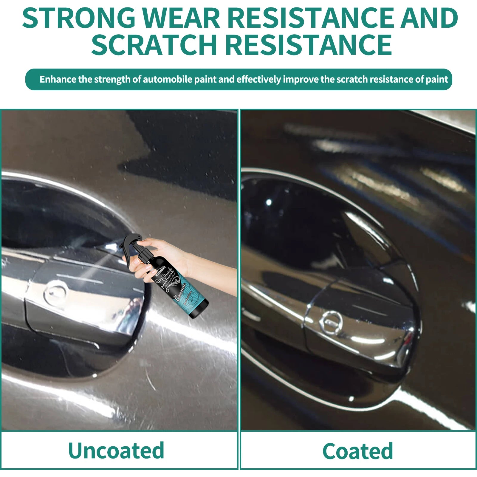 Car Coating Spray Ceramic Coating For Cars Anti Scratch Hydrophobic Polish Nano Coating Adds Extreme Gloss Depth Shine &