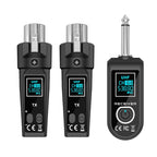 Microphone UHF Wireless Converter Dynamic Condenser Universal Recharge XLR Transmitter and Receiver for Mic Audio Mixer Guitar
