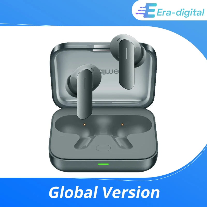 Global Version realme Buds Air 7 52dB Smart Active Noise Cancellation 12.4mm Deep Bass Driver BT5.4 360° Spatial Audio Earphone