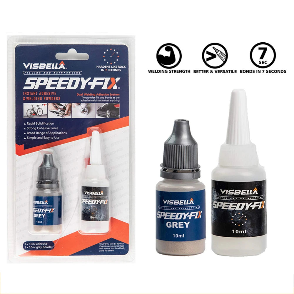 7 Seconds Super Glue Strong Liquid Powder Speedy Fix Metal Plastic Wood Repair Universal Caulk Adhesive Welding Glue all