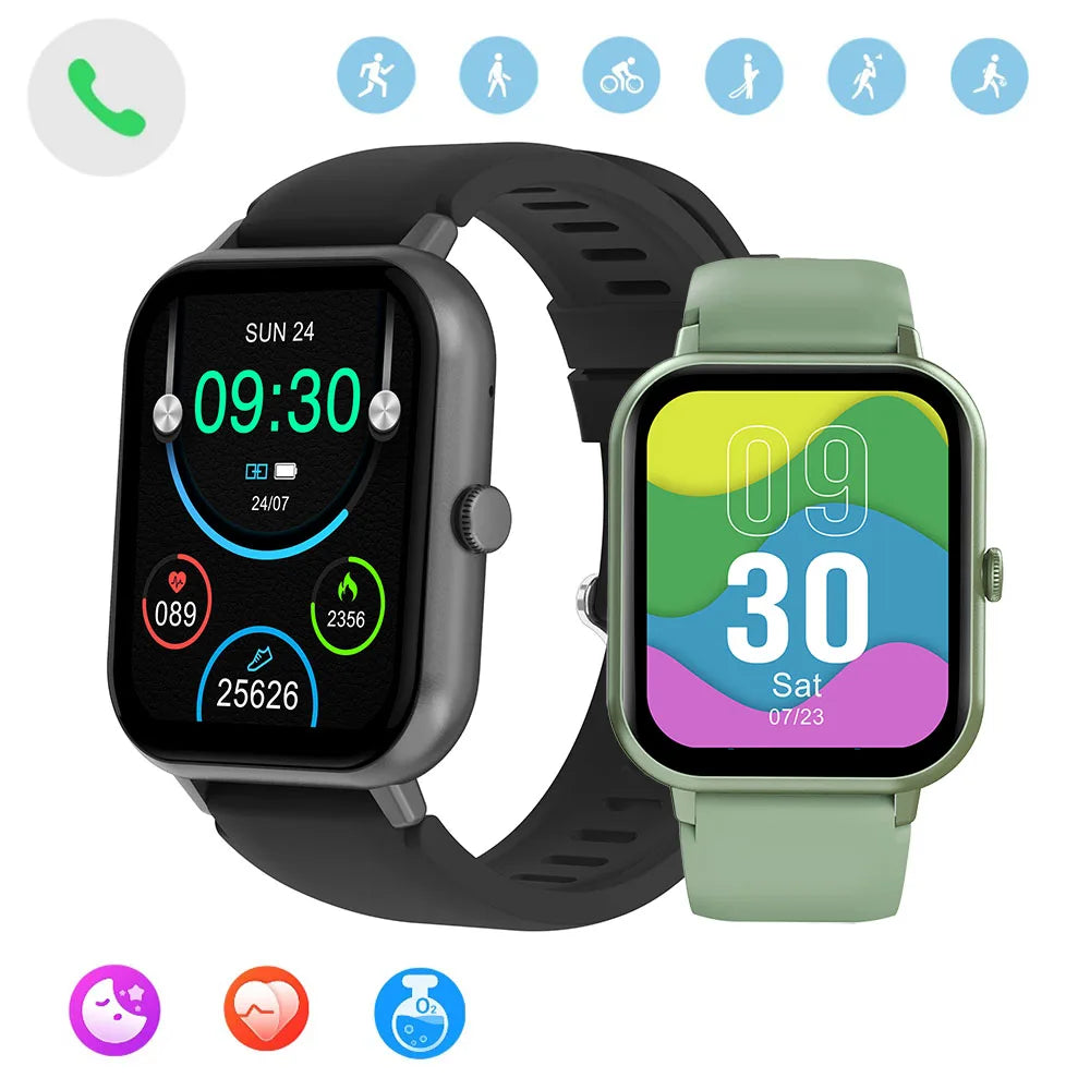 Dafit Luxury Men Smartwatch Wireless Call Smart Watch Fitness Clock Waterproof Sports Watches for Women IOS Android Phones 2025