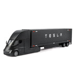 1:32 Double-layer container truck simulation alloy model toy car with charging pile
